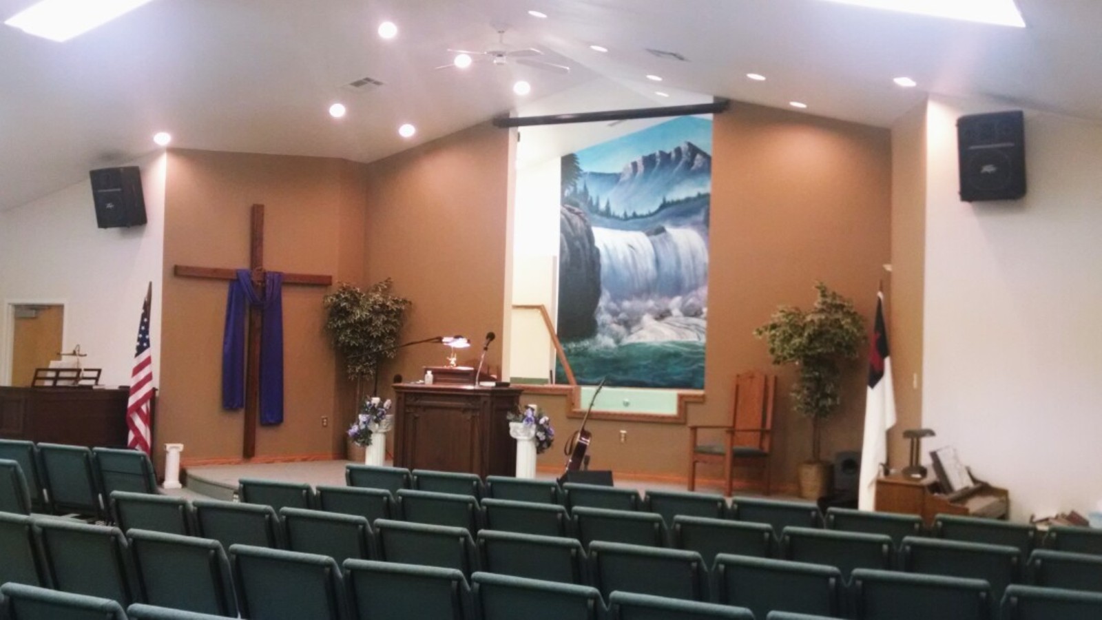 Church Sanctuary used as Background Image